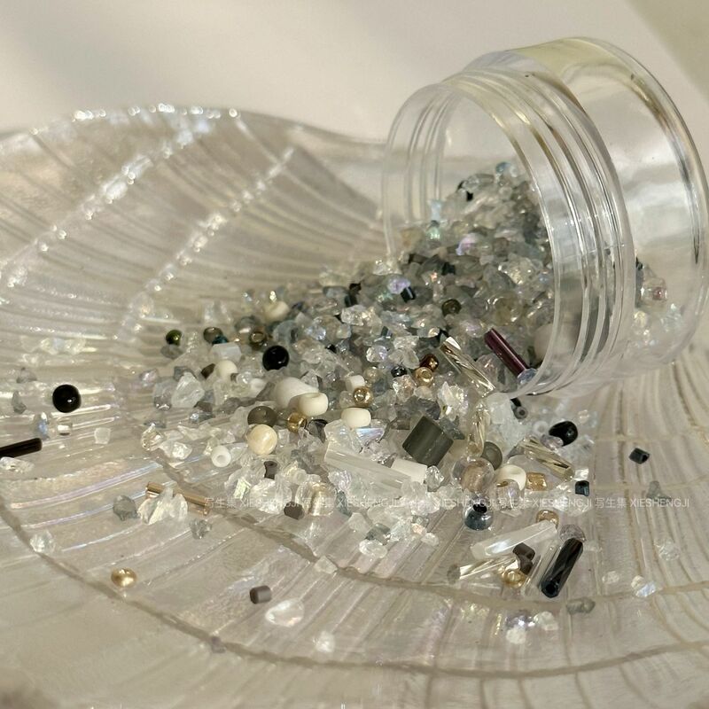 3D nago na paznokcie mieszane z ostrym dnem cyrkonią błyszczący kryształ Mini kolekcja kryształów cyrkonie diamentowe akcesoria dekoracyjne
