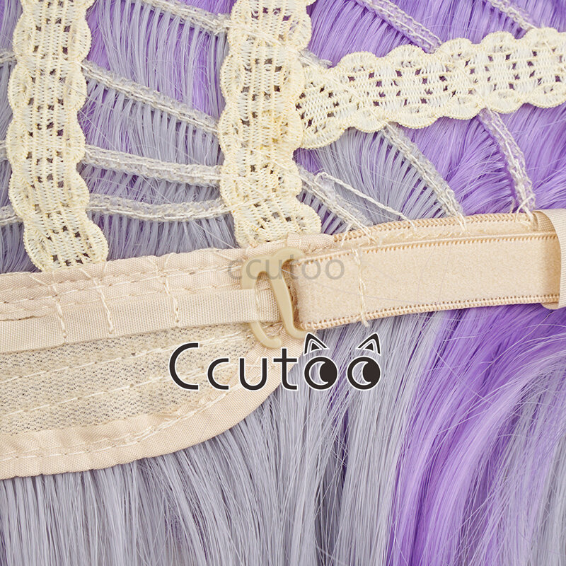 ccutoo Diabolik Lovers Sakamaki Kanato Purple Gradient Short Fluffy Layered Synthetic Hair Cosplay Wig Heat Resistance fiber