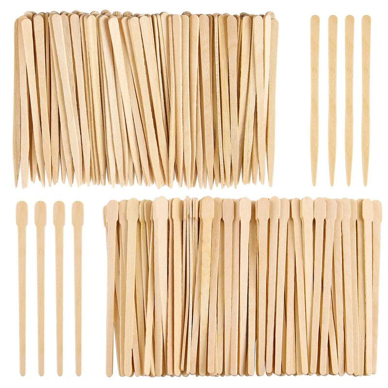 100 шт., деревянные палочки для удаления волос