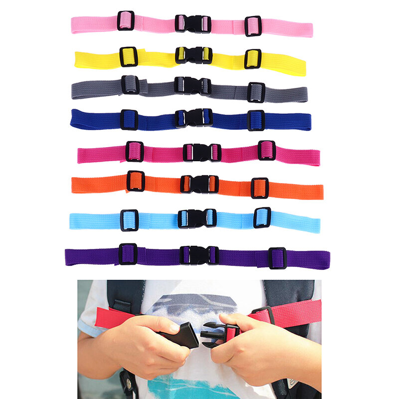 Ransel Dada Tas Tali Harness Tali Bahu Dapat Disesuaikan untuk Tas Luar Ruangan Berkemah Tas Taktis Tali Aksesori untuk Ransel