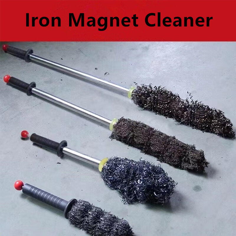 Magnetic Sware Recuperando Ferramenta com Release Pick up Tool, Searcher magnético, coletando Baton, Iron Scrap Cleaner