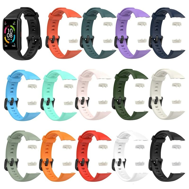 Silikon Armband für Huawei Band 6 Pro Smart Armband Armband für Ehren band 7 6
