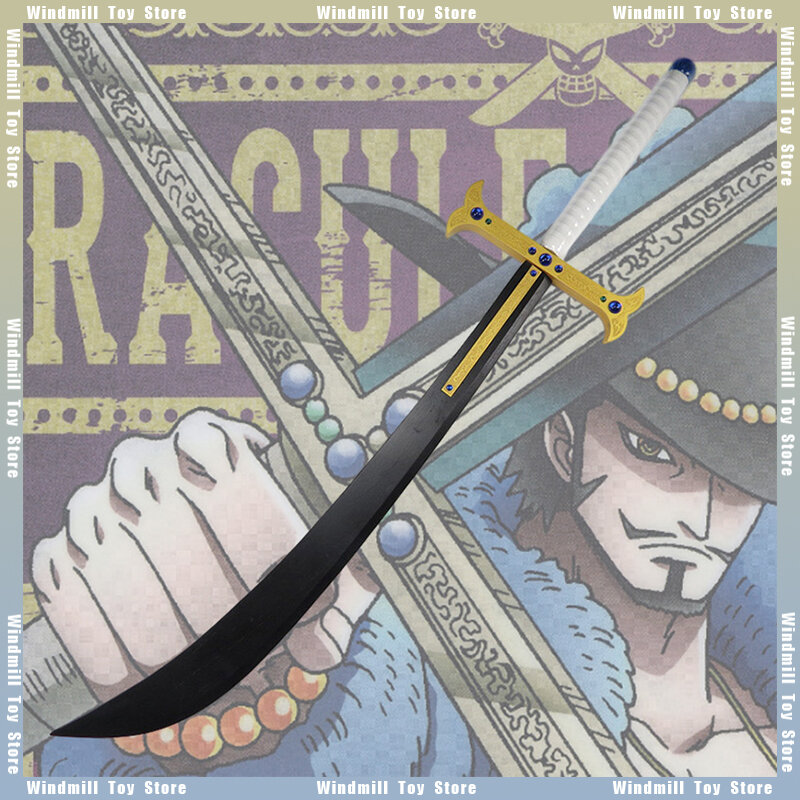 One Piece Weapon Model for Boys, Mihawk Blade Katana, Cross Guild, Periferia Anime, Samurai Sword, Cosplay Gift Toys, 110cm