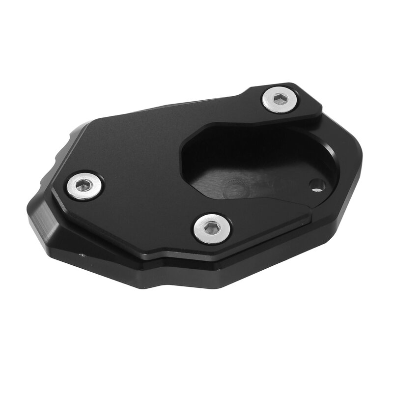 Kickstand Plate Extension Pad Stand Enlarger for Kawasaki Z900 Z900RS SE 2022 Z1000 Z1000SX ER6N Z650 ZX6R(Black)