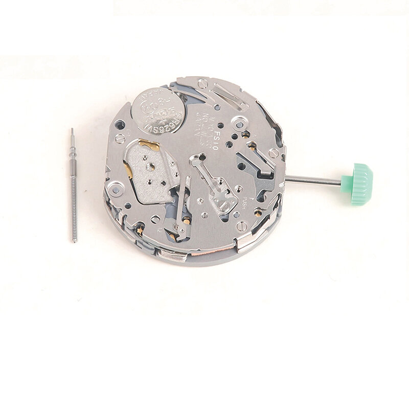 Nowy oryginalny MIYOTA FS10 ruch 3 godzina szósta ręce 6.9.12 małe sekundy zegarek z mechanizmem kwarcowym akcesoria elektroniczne