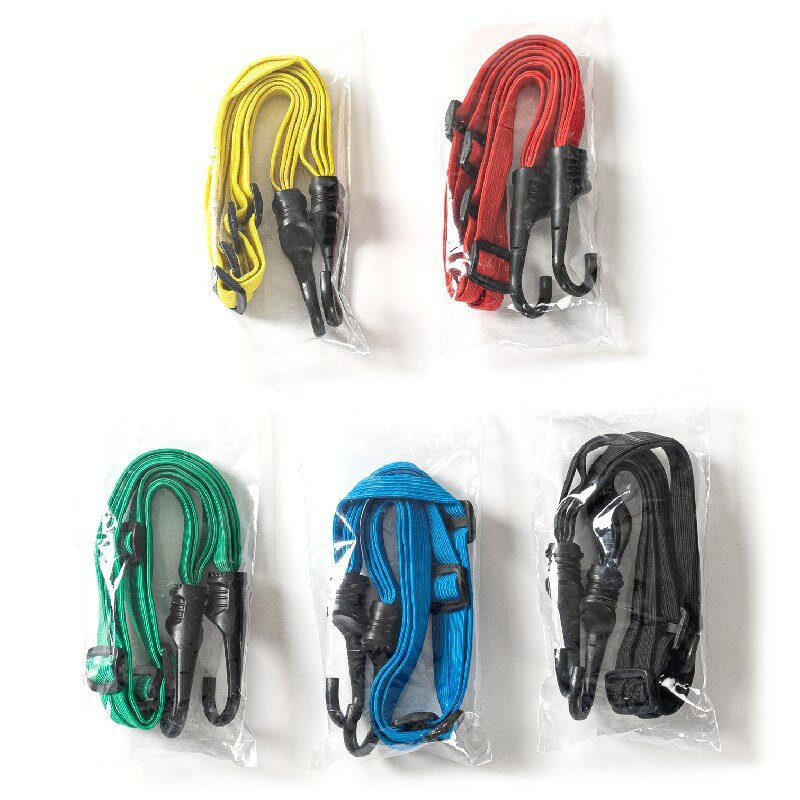 Correa de cuerda elástica para equipaje de casco retráctil de motocicleta y bicicleta