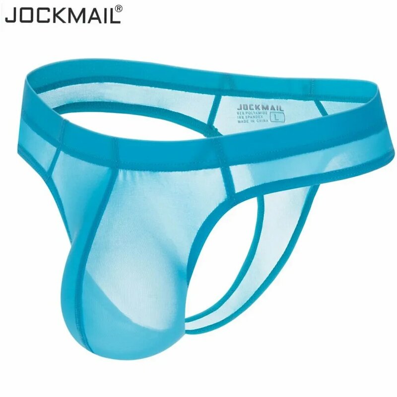 Transparan Tali G String Seksi Gay Pria Pakaian Halus Es Sutra Celana Pria Bikini Melihat Melalui T Kembali Thong Tanga celana Dalam Wanita