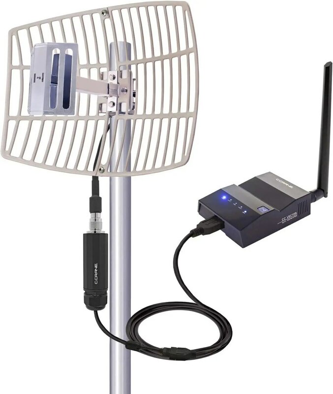 CC Vector-sistema receptor WiFi de largo alcance extendido, funciona con todos los dispositivos, recibe WiFi lejano y se repite en todos los WiFi