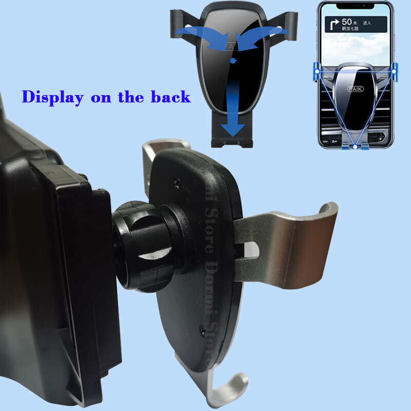 Car Mobile Phone Holder for Mercedes-Benz EQE 350+ 2022 2023 2024 Air Vent Gravity Cellphone Mount GPS Bracket Stand Accessories