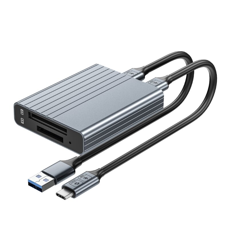 YYDS Pembaca Kartu USB 3.1 Gen2 CFexpressTypeA/B Pembaca Kartu Multifungsi Mendukung 10Gbps untuk Pembaca Kartu CFExpressUSB