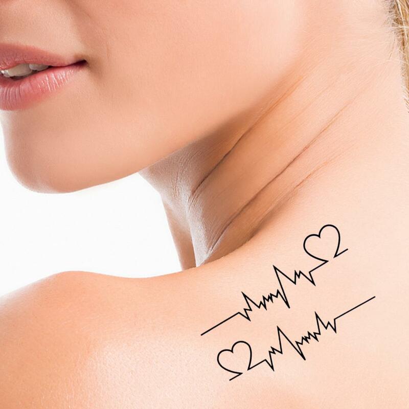 for Arm Lovely Harmless Tattoo Sticker Tattoo Waterproof Body Body Love Wave Love Wave for Arm