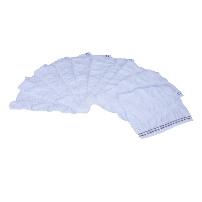 10 шт., тканевые подгузники для взрослых, удобные регулируемые дышащие подгузники с карманами