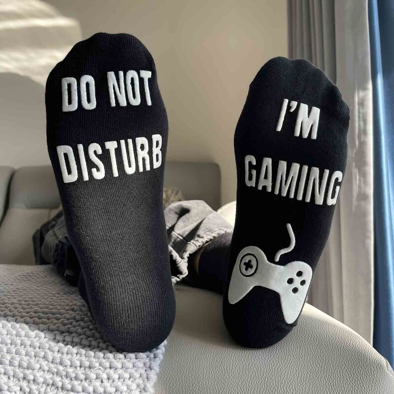 Funny Gaming Socks 13th 18th 21thTeens Boys Birthday Gifts for Kids Do Not Desturb Christmas Valentines Thanksgiving Ideas