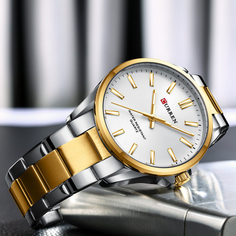CURREN jego Hers zestawy zegarków dla mężczyzn i kobiet luksusowych marek wodoodporne męskie damskie zegarki na rękę para przedmiotów dla miłośników 2022