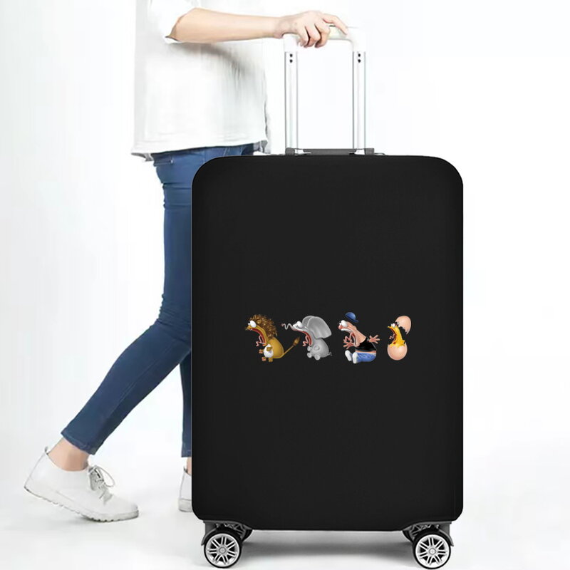 Mais espessa Viagem Bagagem Capa Protetora Suitcase Case Cover Viagem Acessórios Elastic Bagagem Cover Aplicar para 18-32 polegada Mala