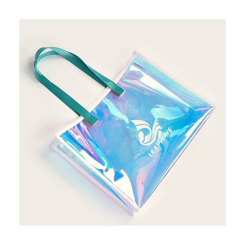 Tas penyimpan tahan air warna-warni tas renang tas luar ruangan tas tangan bergaya tas pantai