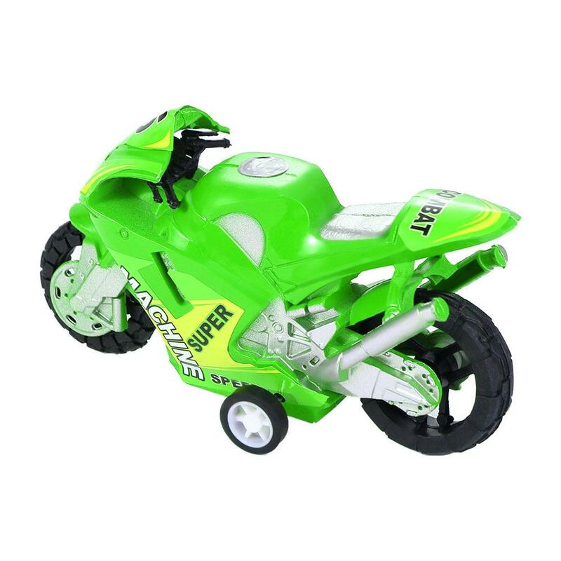 Лучший подарок, пластиковые украшения для мальчиков, четырехколесная детская модель мотоцикла, модель мотоцикла, Игрушечная модель мотоцикла, Тяговая машина