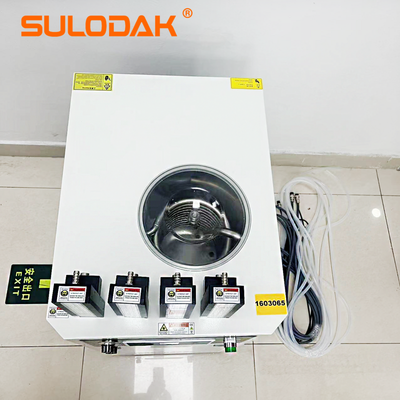 洗濯機付きUVランプ,1024i,4リコーg5 g6,デュアルラインプリント,160x30mm