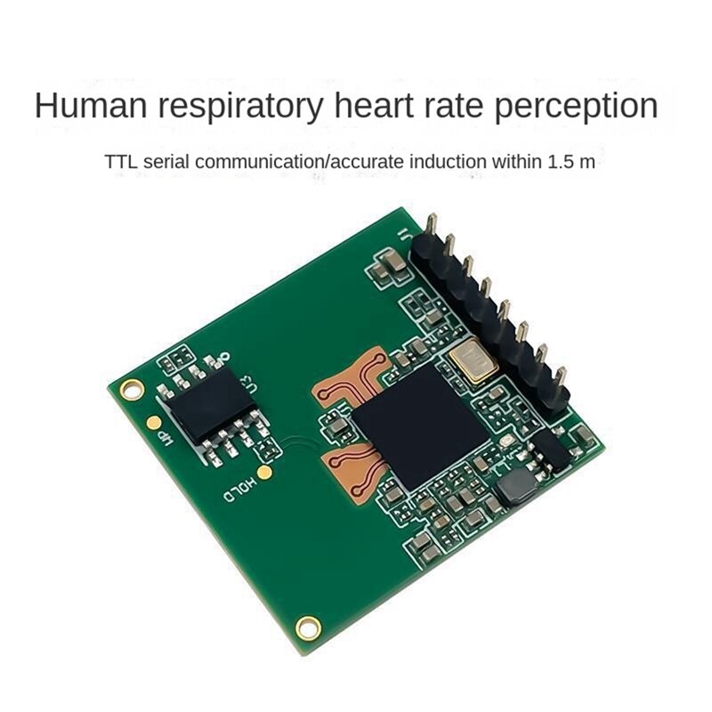 LD6002 FMCW Radar Module ,60G Millimeter Wave Body Sign Monitoring Sensor For Respiratory And Heart Rate Detection Easy Install
