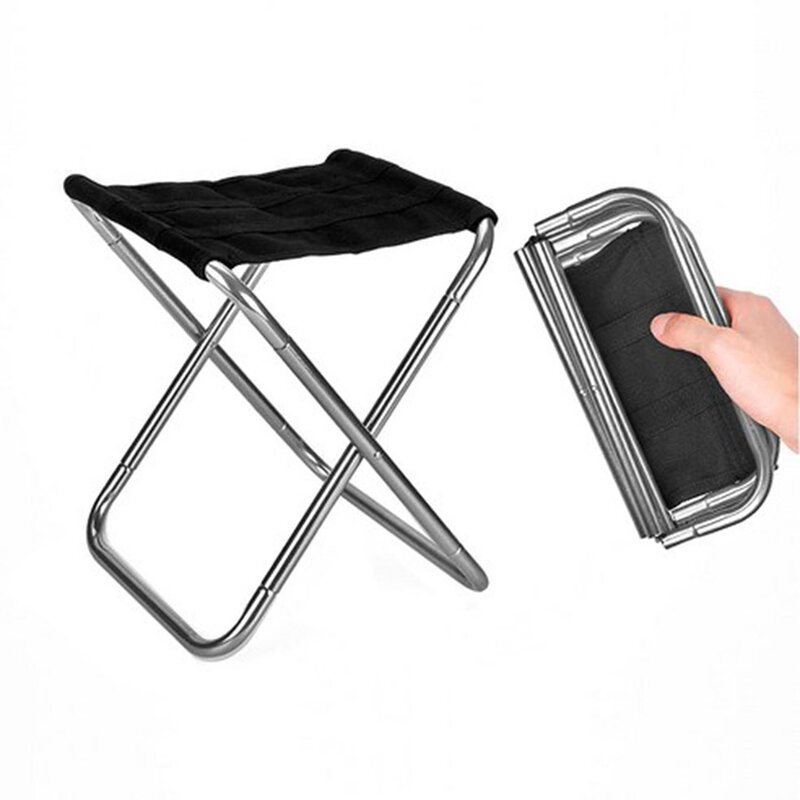 Cadeira de acampamento dobrável portátil, cadeira ao ar livre, ferramentas de assento dobrável, pesca, piquenique, caminhadas, móveis