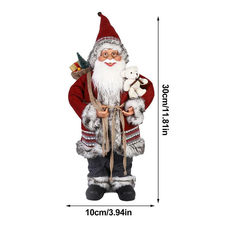 Boneca do Papai Noel para a decoração Home, Figura Inovadora Decoração, Presentes para Crianças, Presentes de Natal