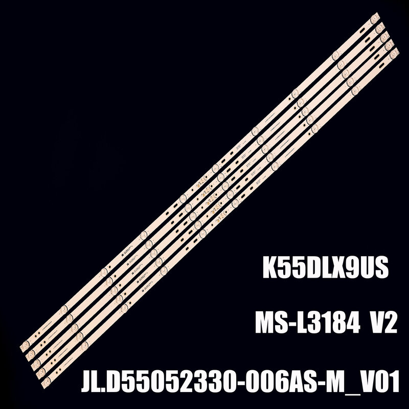 5ชิ้นไฟแบล็คไลท์ LED 10ดวงสำหรับ K55DLX9US 55Z1 ST-5540US MS-L3184 V2 SJ.CX.D5500802-2835KS-M JL.D55052330-006AS-M_V01