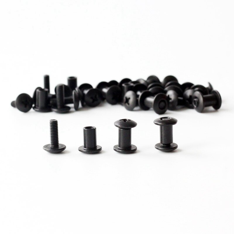 100Pcs T-Ek Lok Screw Set Chi-Cago Screw Comes With Washer For DIY Kydex Sheath Holster Hand Tool Parts