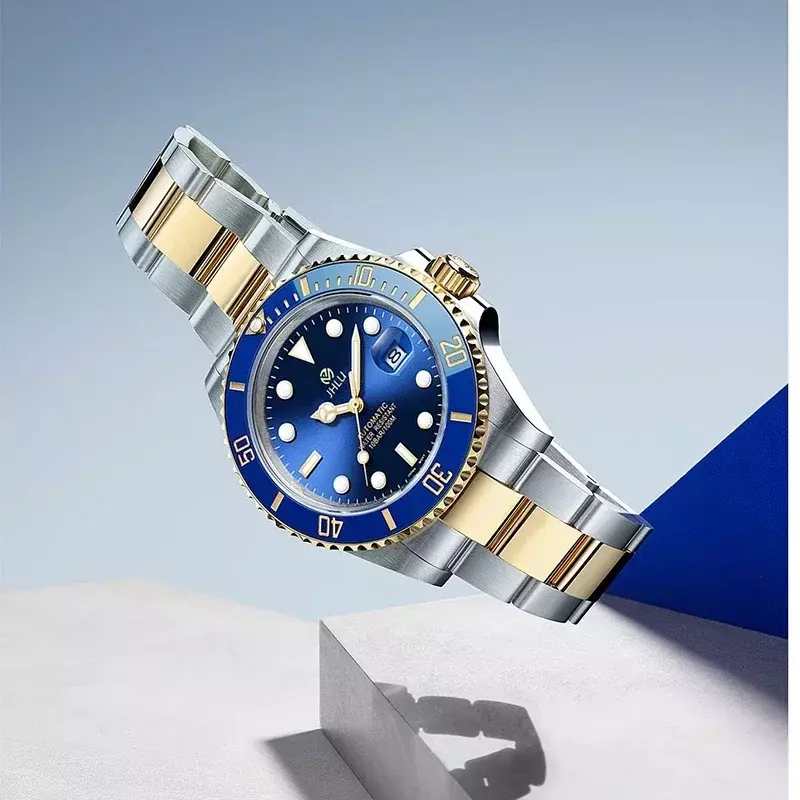 2024 baru jam tangan mekanis pria jam tangan otomatis Bezel keramik mewah jam tangan kaca safir untuk pria rolexmariner SSSSS