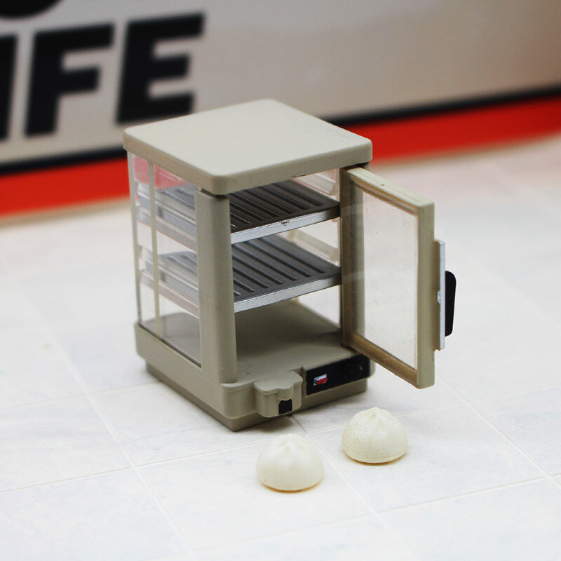 Akcesoria do domu dla lalek miniaturowa sklep spożywczy na śniadanie szafka izolacyjna zabawkowy Model Mini gablota na żywność