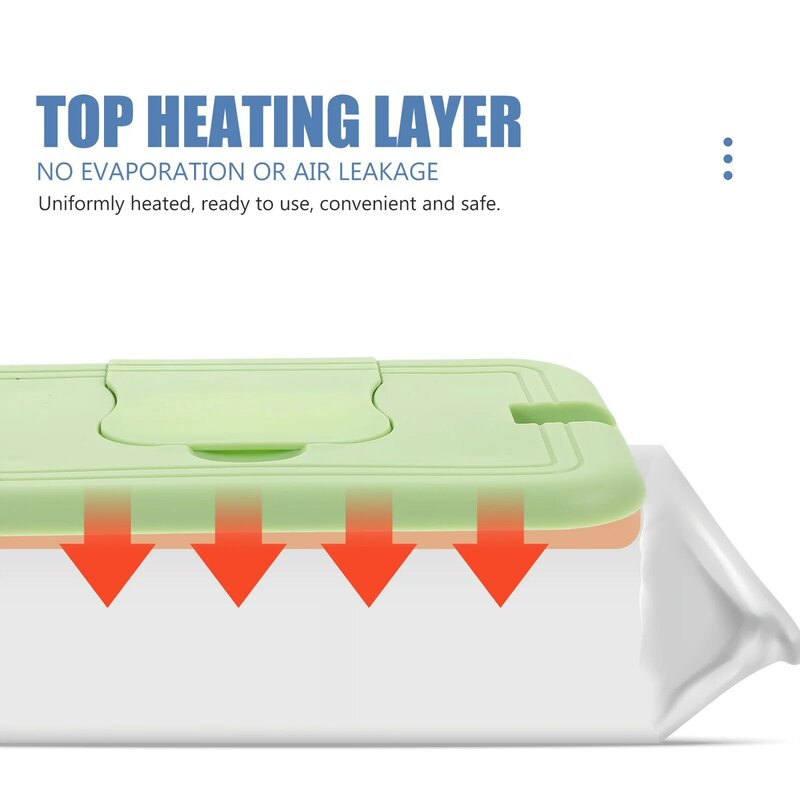 Baby Wet Wipe Warmer Portable Wet Tissue Heater Temperature Control Tissue Warmer