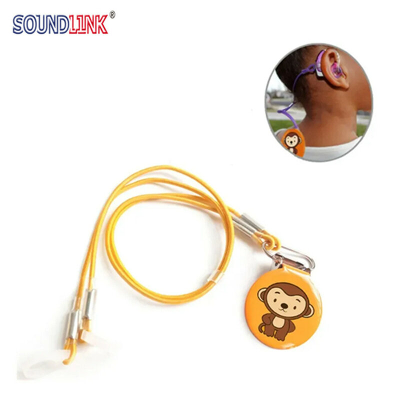 Soporte Protector de Clip de audífono BTE con diseño de dibujos animados para detrás de la oreja, audífonos e implantes coclear para niños