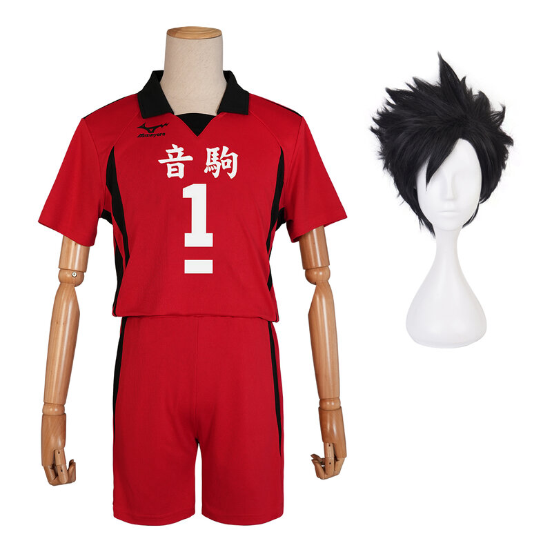 Косплей-костюм холун Хайки из аниме Kuroo Tetsuro, костюм для косплея, № 1 некома старшей школы, униформа воллибола, короткий топ с розовой сеткой
