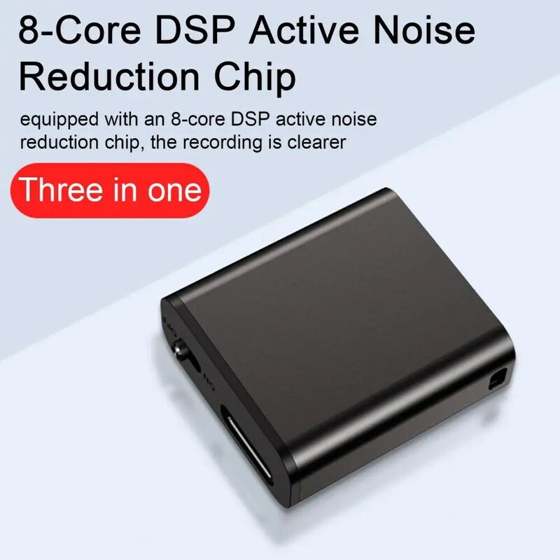 32GB Multifunctional Recorder HD-compatible Noise Reduction One Touch Recording For Classes Training Meetings Recording