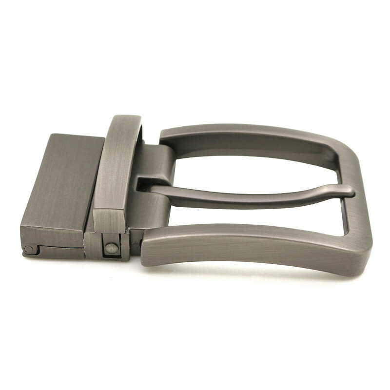 Hebilla de cinturón de Metal para hombre, hebilla de Clip Reversible, accesorios para Jeans artesanales de cuero, 3,3-3,4 cm de ancho