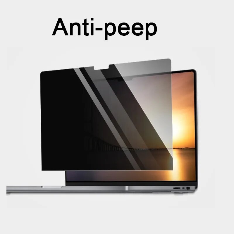 2023 per Macbook M1 M2 Air 13 A2337 A2681 A2442 Pro 14 13 15 16 A2485 proteggi schermo Anti-peeping pellicola Anti-spia filtro Privacy
