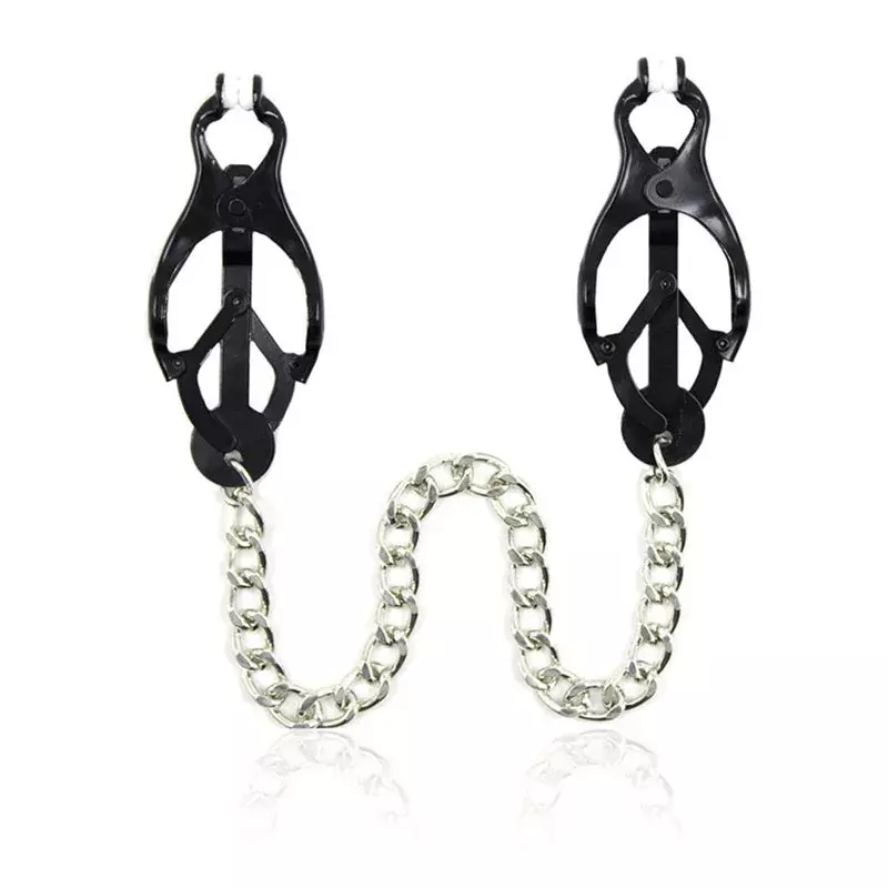 NEW Device Bondage Gear Hard Clover Nipple Clamps Clips Games Sex Toys Adult Products for Women Metal Nipple Clamps Steel Breast