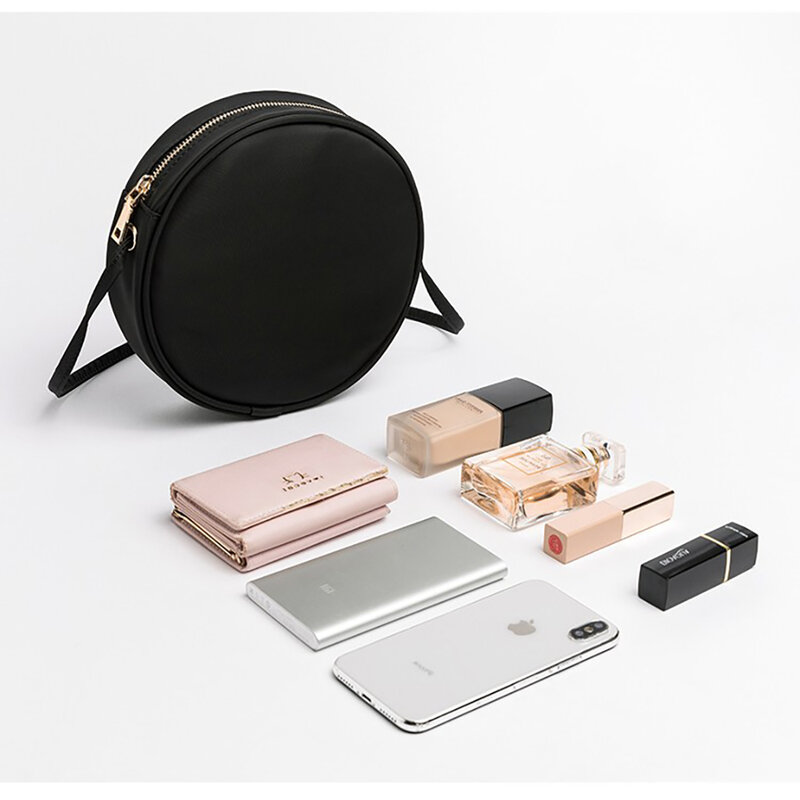 2022 moda donna borsa a tracolla rotonda modello lettera stampata piccola borsa a tracolla Messenger piccola borsa portamonete