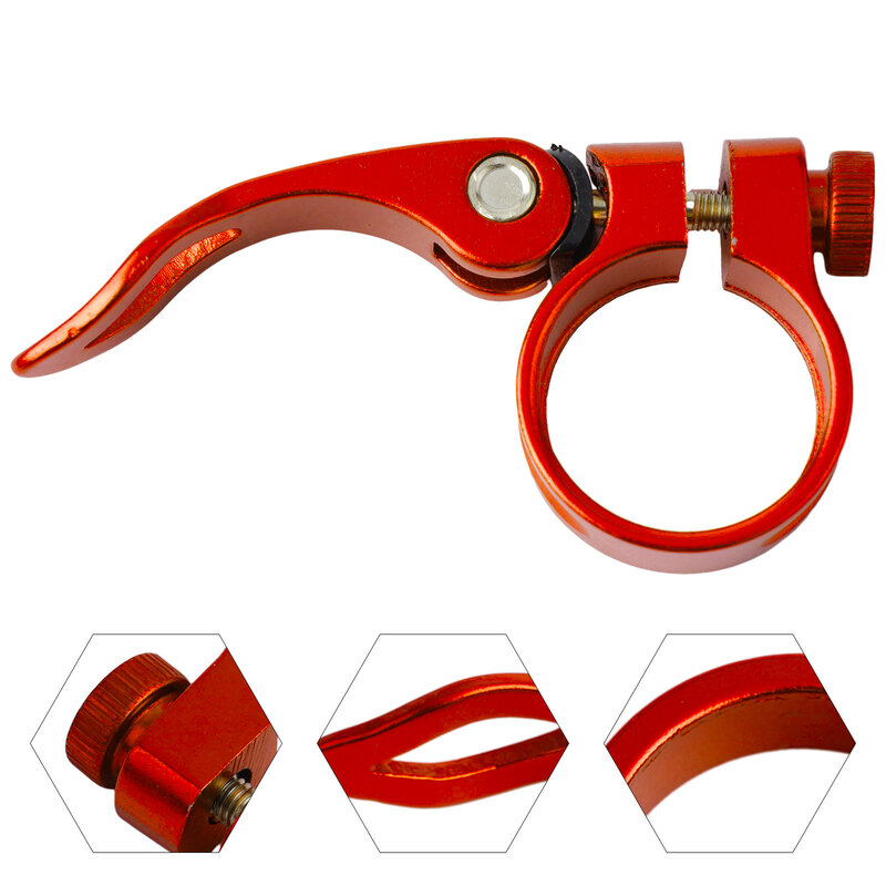 Installez facilement votre dégager de vélo avec notre collier de serrage en alliage d'aluminium, disponible en 318mm et 349mm