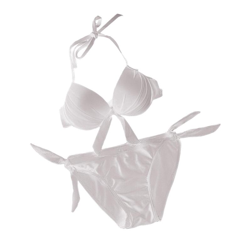 Two Piece Swimsuit Bikini Sets for Women Swimwear Triangle Bathing Suit Set for Water Park Ladies Poolside Beach