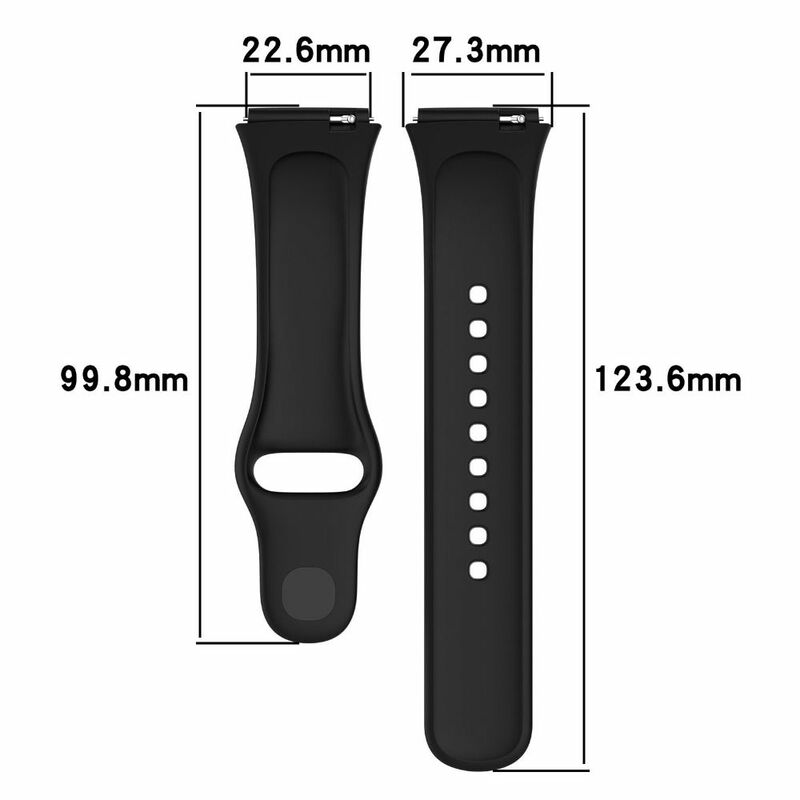Inteligentny silikonowy pasek nowy zegarek zapasowa opaska Watchband akcesoria bransoletka Redmi Watch 3 Active