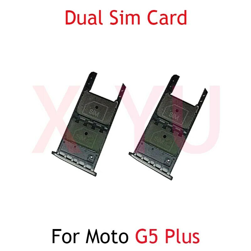 For Motorola Moto G5 Plus Sim Card Slot Tray Holder Sim Card Reader Socket