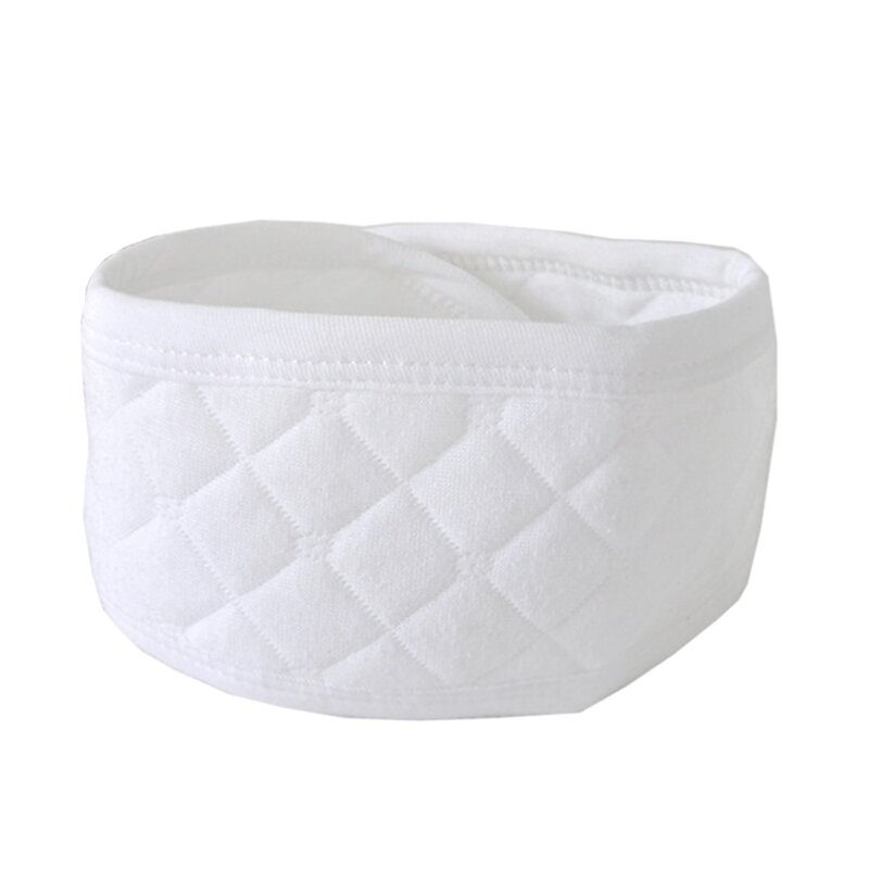 Fascia per pancia portatile per neonato in cotone traspirante bianco per la cura del cordone ombelicale per il regalo di protezione per i neonati G