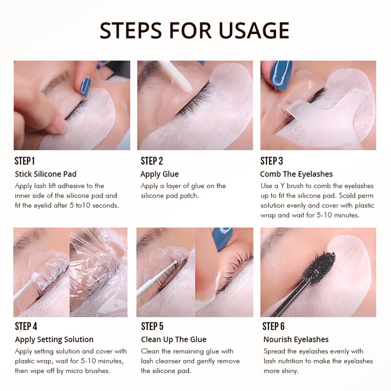 Unimore Lash Lifiting Set Treatment Eyelash Perm Kit Lasting  Enhancer Eyelash Lifting Lash Perm Curling Makeup Accessory tools