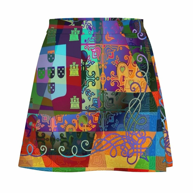 Minifalda de Portugal para mujer, Vestido corto, sexy, para festival, Verano