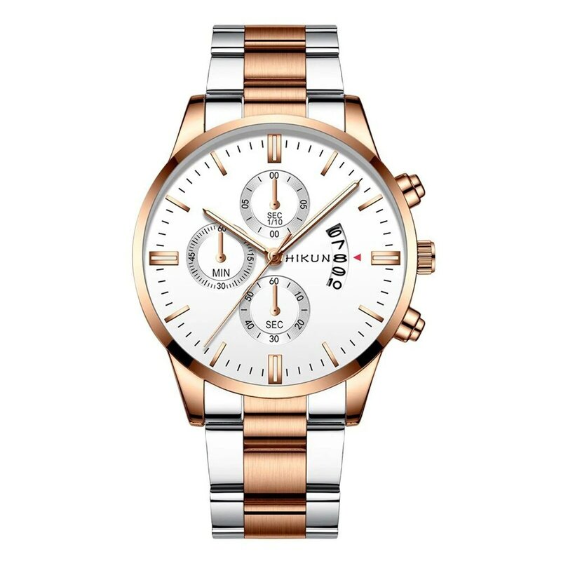 Men‘S Sleek Minimalist Watches Retro And High-End Stainless Steel Design With A Sense Of Quartz Watch Top Clock Lover Watch