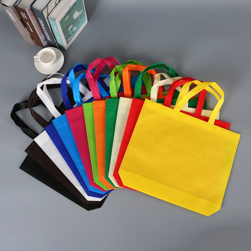 Women Foldable Shopping Bag Reusable Eco Large Capacity Handbags Non-Woven Shoulder Bags Tote Beach Bag For Travel 2023 New