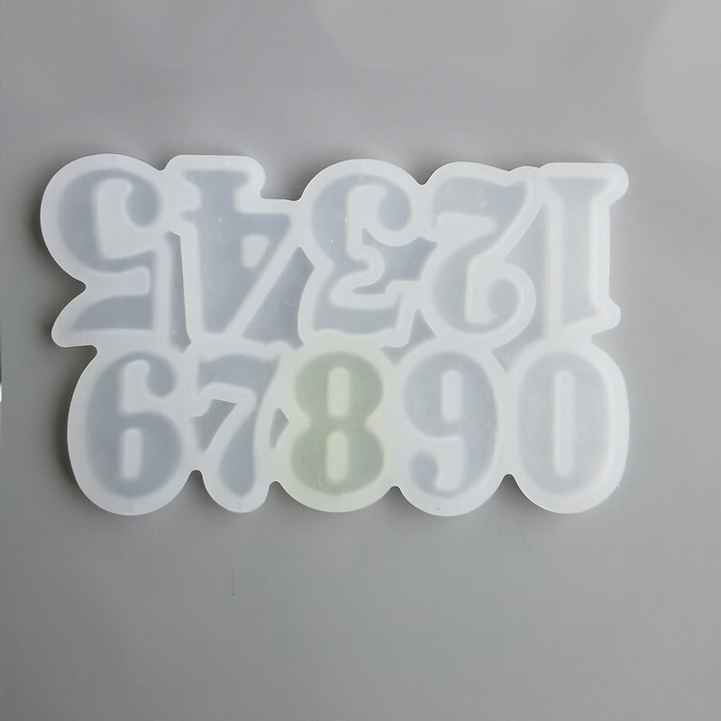 Anzahl geformte Backform DIY Lutscher numerische Modellierung Silikon Praline Form Geburtstags torte Dekoration Küchen werkzeuge