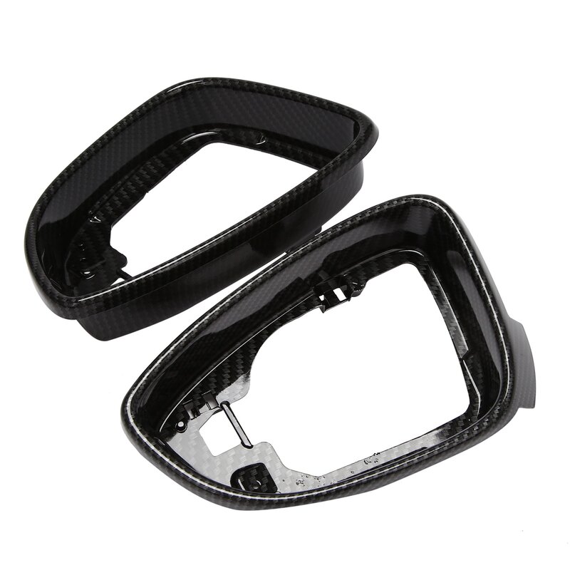 Car Side Mirror Frame, for Passat B7 CC Jetta MK6 Side Wing Mirror Housing Replacement Trim, Carbon