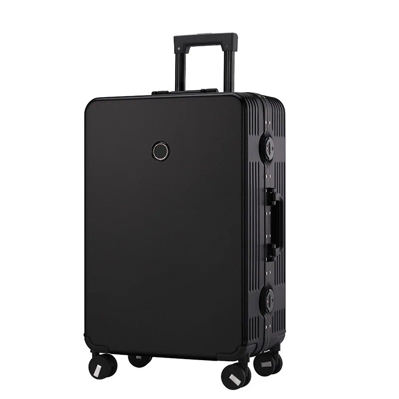 2024 New Luggage Men and Women Aluminum Frame Travel Suitcase with Wheels Large Capacity Trolley Travel Bag Thickened Suitcases