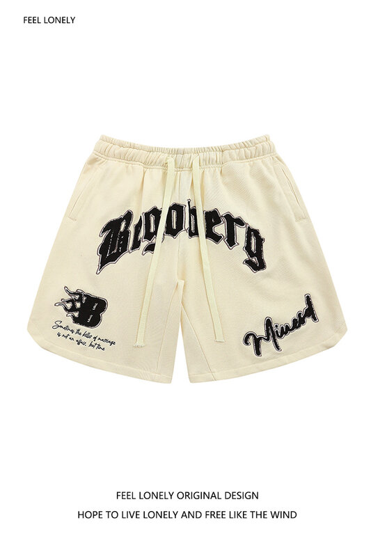 Men Origin Brand Shorts High Quality Letter Printing Logo Drawstring Zipper Pocket Multicolor Casual Hip Hop Loose Women Shorts